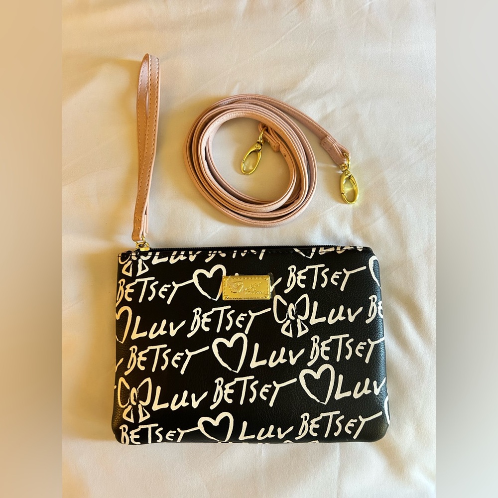 Betsey Johnson Wristlet  & Crossbody Bag